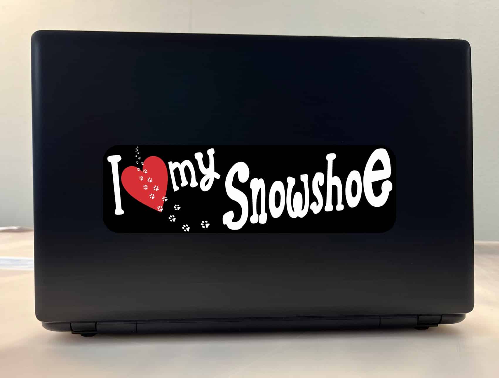 10in x 3in I Love My Snowshoe Cat Bumper Sticker Vinyl Car Window Decal