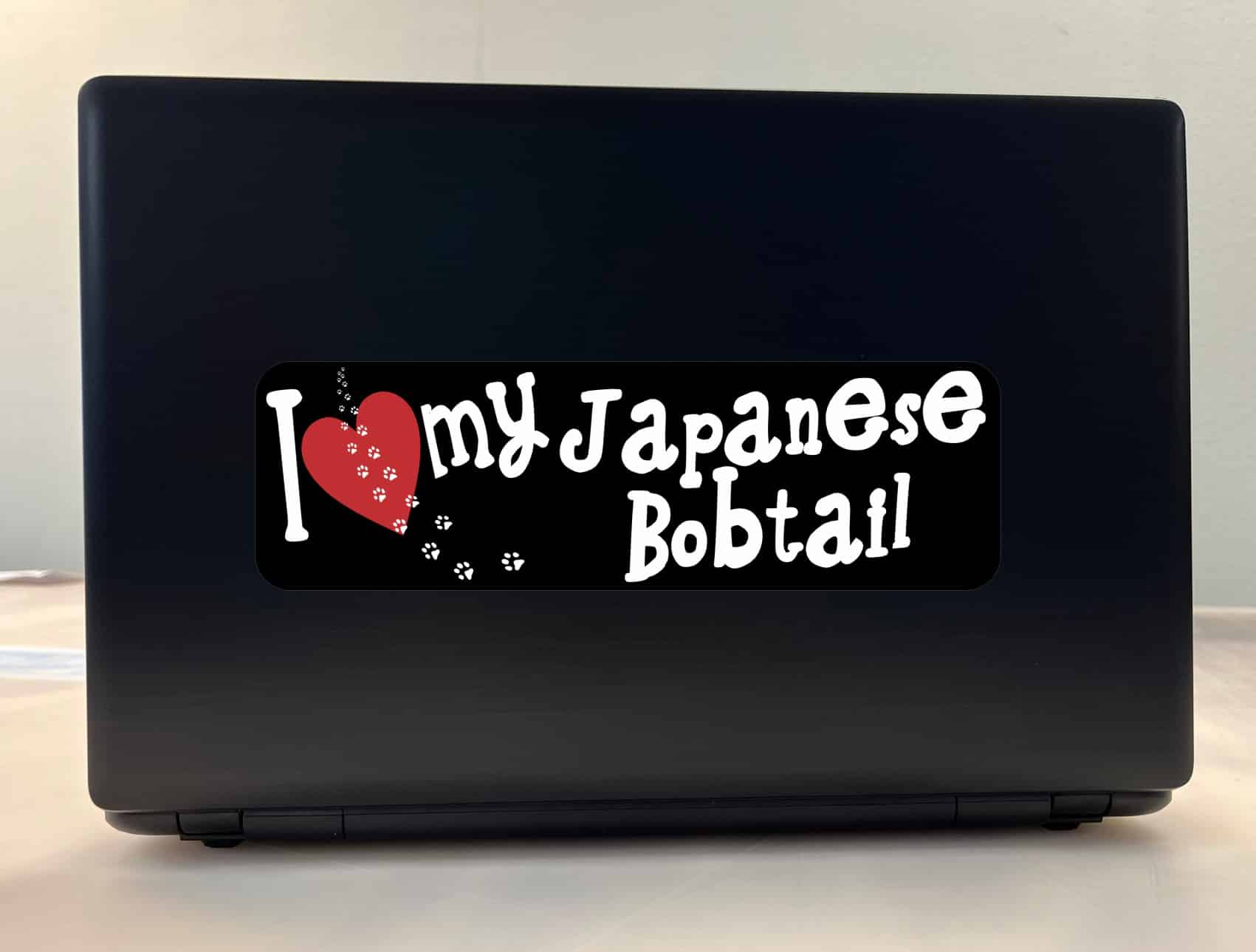 10in x 3in I Love My Japanese Bobtail Bumper Sticker Vinyl Window Decal