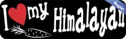 10in x 3in I Love My Himalayan Rabbit Magnet Magnetic Truck Magnets
