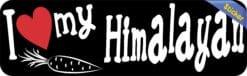 10in x 3in I Love My Himalayan Rabbit Bumper Sticker Vinyl Window Stickers