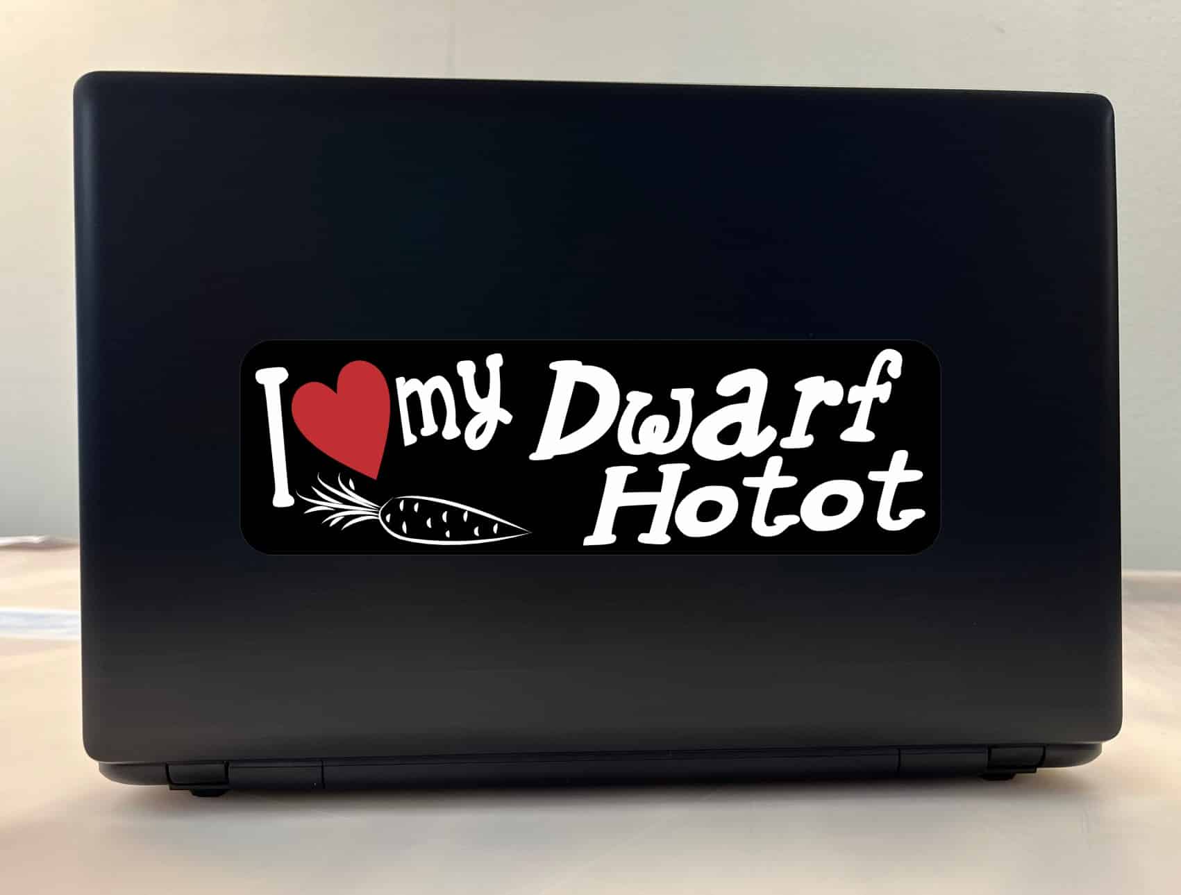 10in x 3in I Love My Dwarf Hotot Rabbit Bumper Sticker Vinyl Window Decal