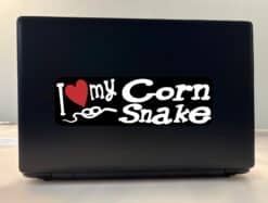 10in x 3in I Love My Corn Snake Bumper Sticker Vinyl Truck Window Decal
