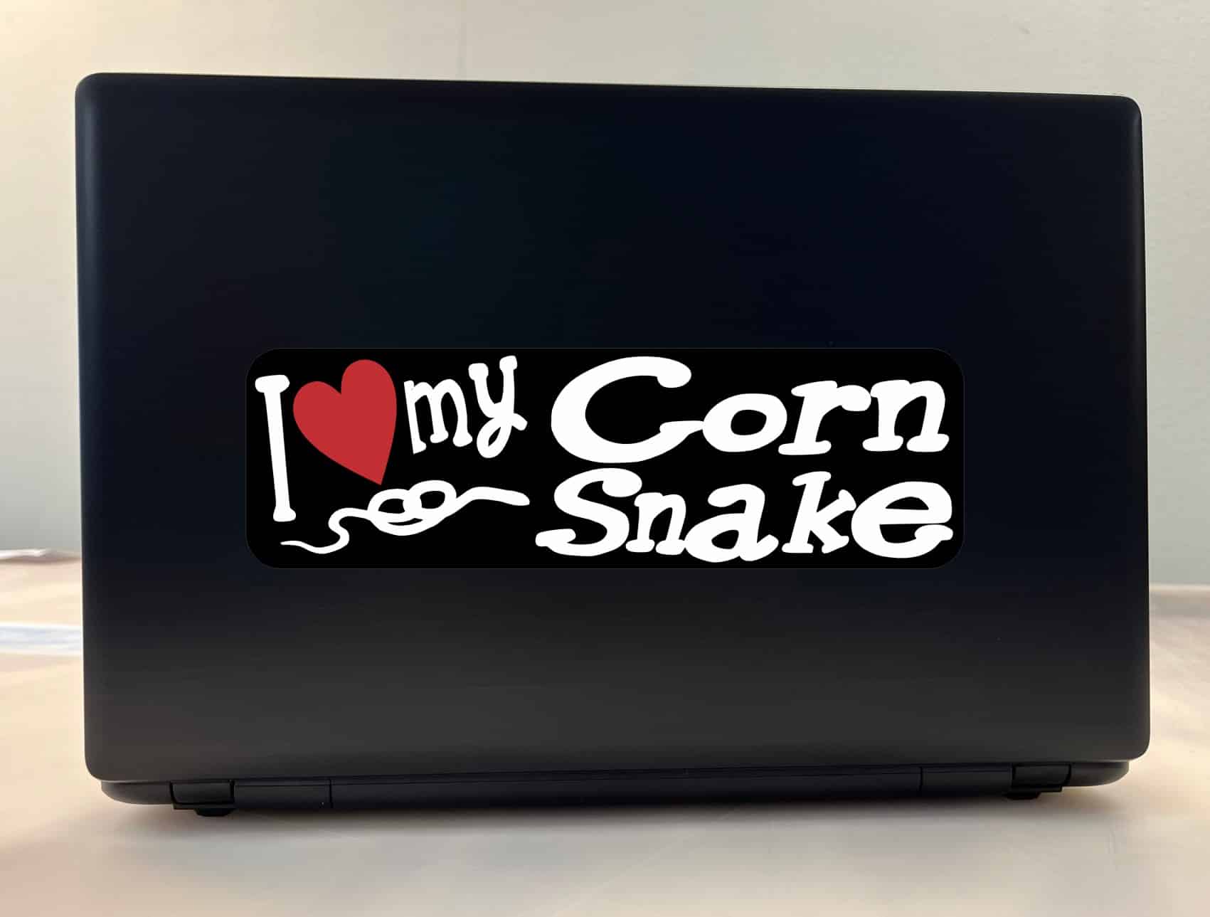 10in x 3in I Love My Corn Snake Bumper Sticker Vinyl Truck Window Decal