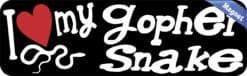 10in x 3in I Love My Gopher Snake Magnet Car Door Magnetic Truck Magnets