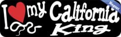 10in x 3in I Love My California King Snake Magnet Magnetic Truck Magnets