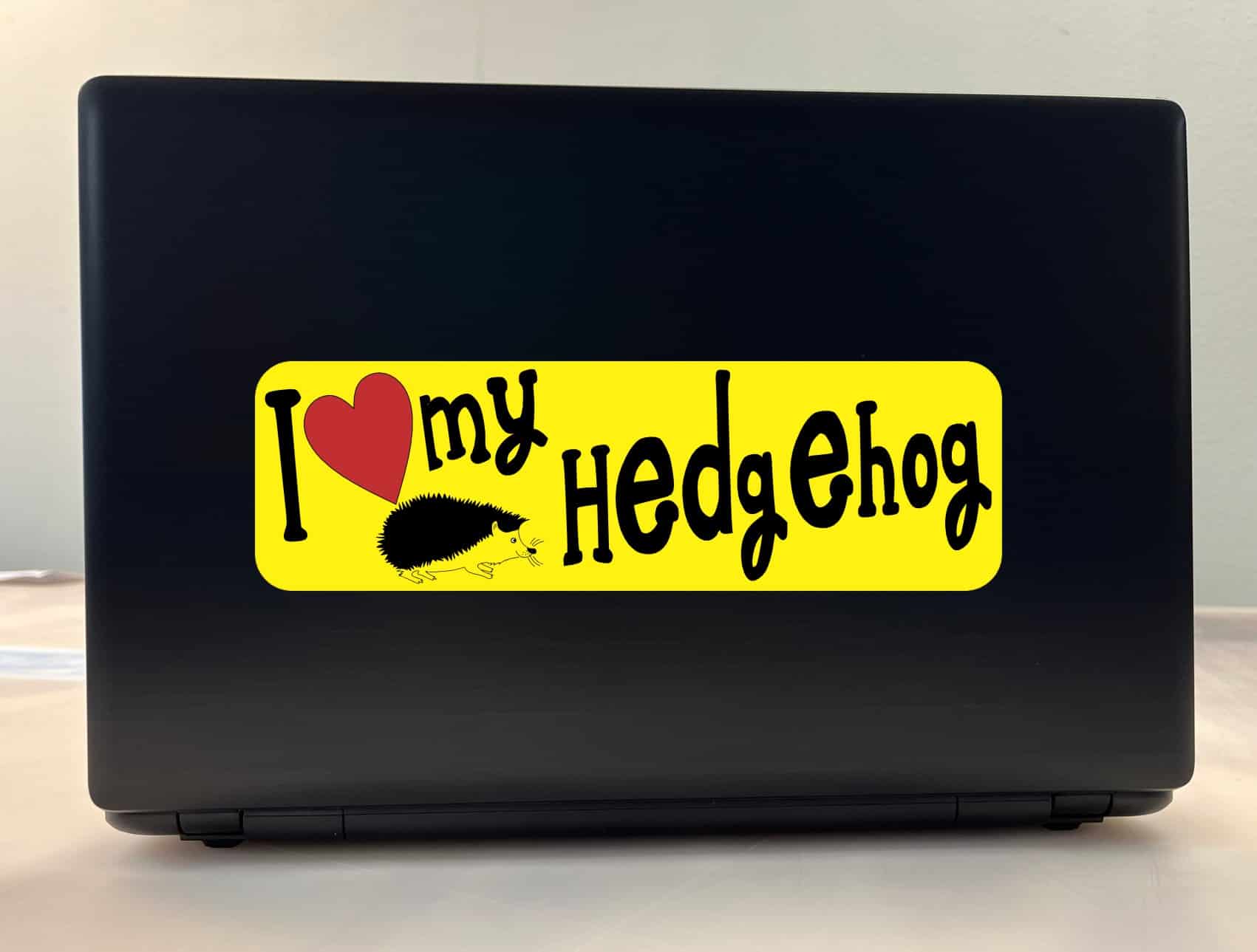 10in x 3in I Love My Hedgehog Bumper Sticker Vinyl Truck Window Pet Decal