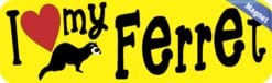 10in x 3in I Love My Ferret Magnet Car Door Magnetic Truck Magnets