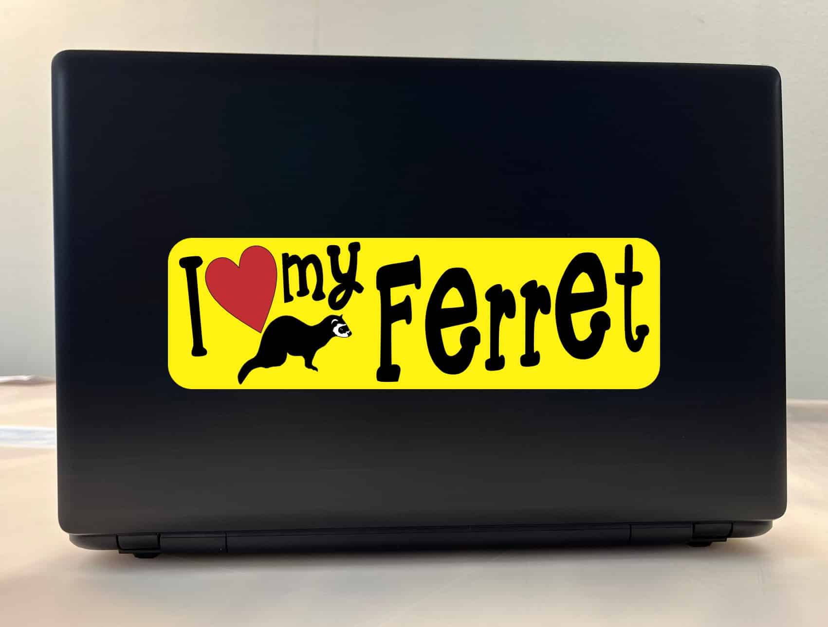 10in x 3in I Love My Ferret Bumper Sticker Vinyl Truck Window Car Decal