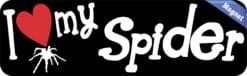 10in x 3in I Love My Spider Magnet Car Door Magnetic Truck Magne