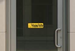 10in x 3in Professional Petsitter Bumper Sticker Vinyl Truck Window Decal
