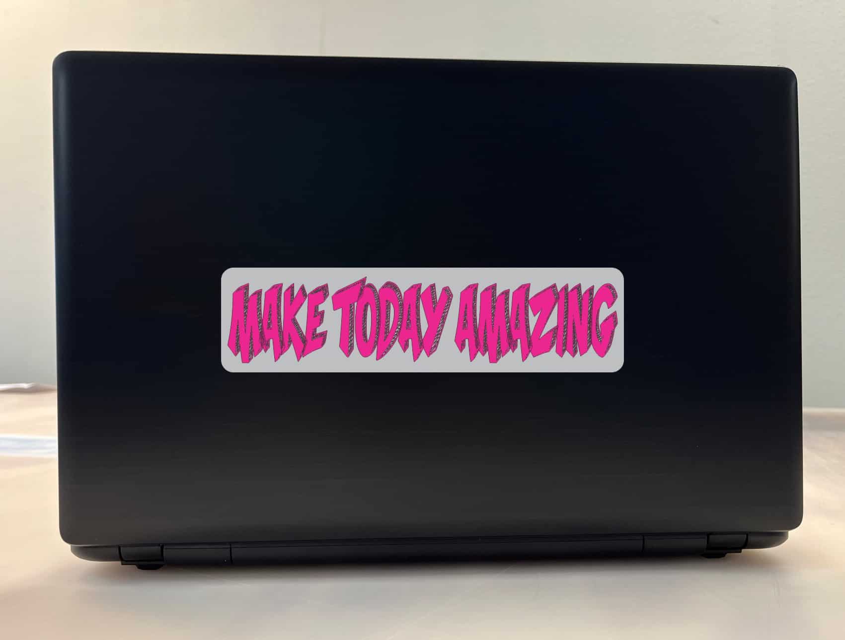 8in x 2in Make Today Amazing Bumper Sticker Vinyl Car Window Truck Stickers