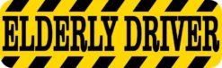 elderly driver bumper