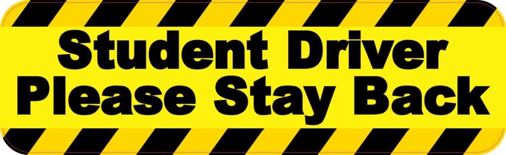 10" X 3" Caution Stripes Magnetic Sign For Cars, Trucks, & Vehicles