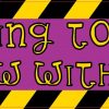 Purple Learning To Drive bumper sticker