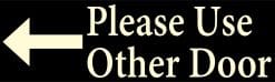 10in x 3in Please Use Other Door Magnet Car Door Magnetic Truck Sign Magnets