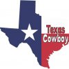Texas Cowboy Texas Flag Decal