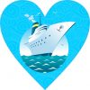 Cruise Heart bumper sticker