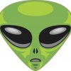 Green Alien bumper sticker