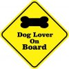 Dog Lover On Board Magnet
