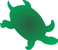 sea turtle bumper sticker