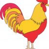 rooster bumper sticker