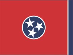 Tennessee State Flag sticker