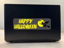 10in x 3in Happy Halloween Bumper Sticker Vinyl Truck Window Holiday Decal