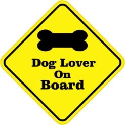 Dog Lover On Board Sticker