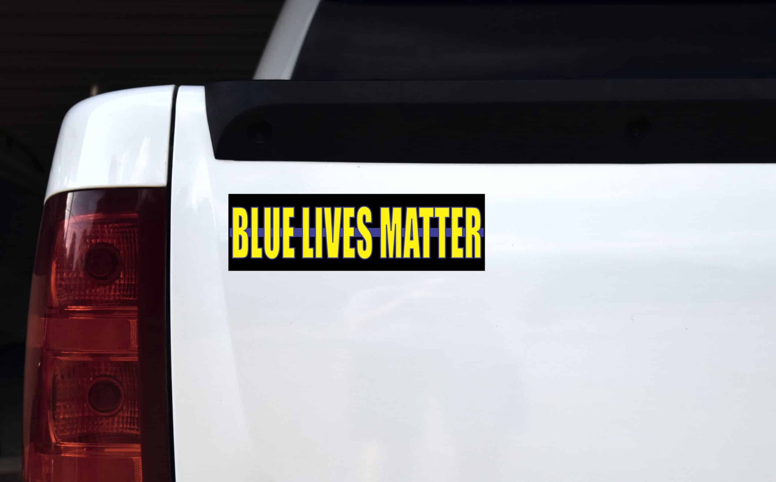 StickerTalk Blue Lives Matter Magnet, 10 inches x 3 inches - Image 3