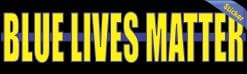 Alternative view of StickerTalk Blue Lives Matter Vinyl Sticker, 10 inches x 3 inches