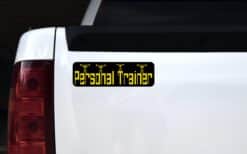 10in x 3in Personal Trainer Magnet Magnetic Fitness Sports Vehicle Magnets
