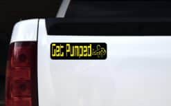 10in x 3in Get Pumped Magnet Magnetic Fitness Vehicle Sports Car Magnets