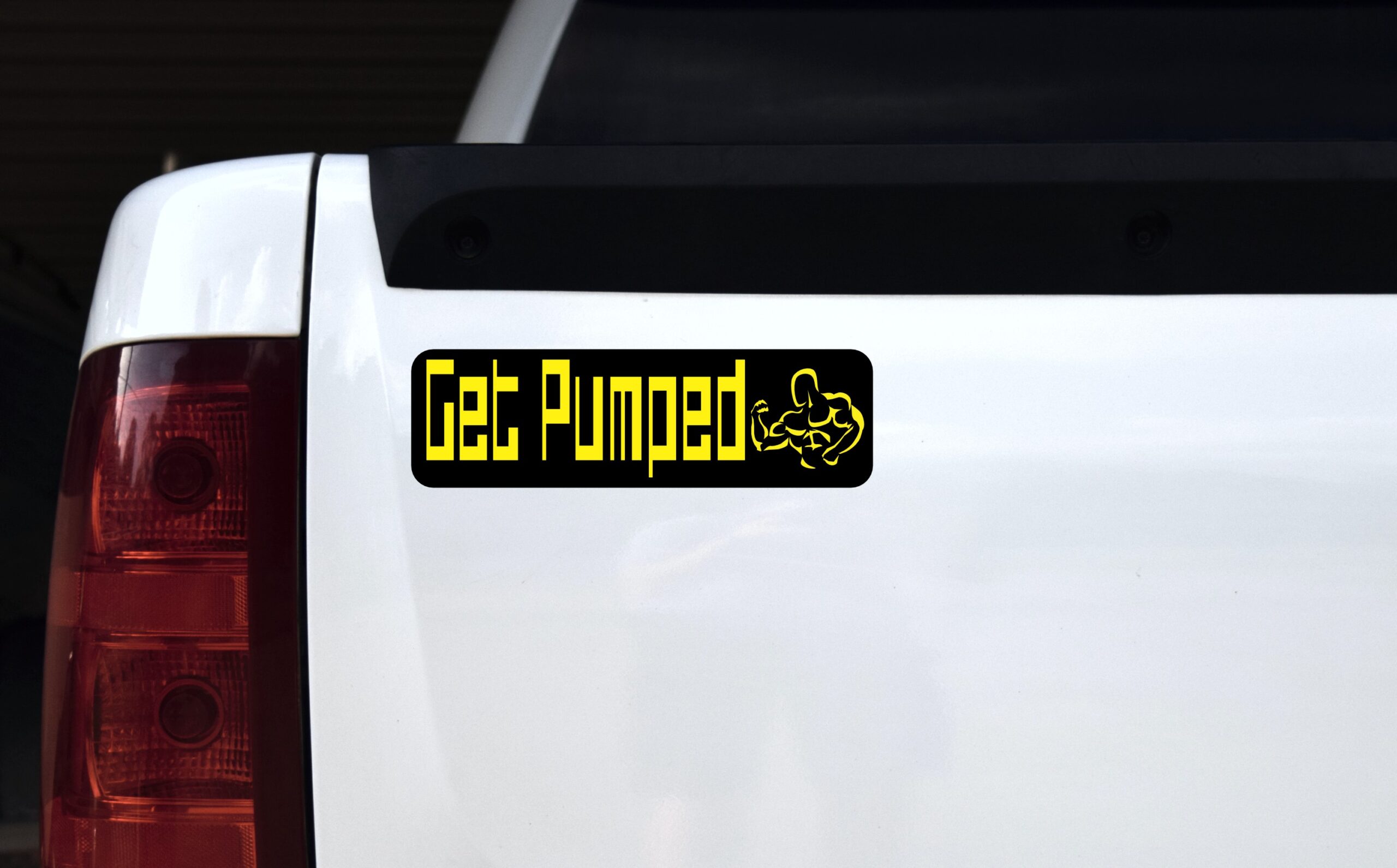 10in x 3in Get Pumped Magnet Magnetic Fitness Vehicle Sports Car Magnets
