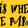 10in x 3in Home Is Wherever We Park Magnet Magnetic Vehicle Travel Magnets