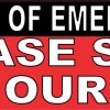 In Case Of Emergency Please Save Our Cat Sticker