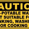 OSHA Non-Potable Water