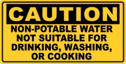 OSHA Non-Potable Water
