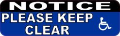 keep clear