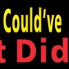 should\'ve