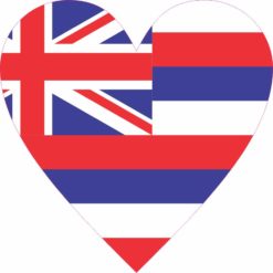 Hawaii Heart sticker