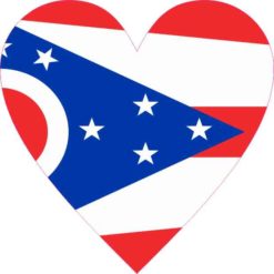 Ohio Heart Sticker