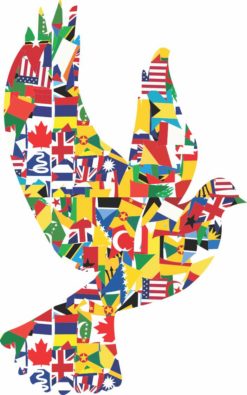 International Peace sticker