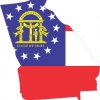 Die Cut Georgia sticker
