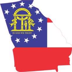 Die Cut Georgia sticker