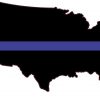 America Blue Lives Matter sticker