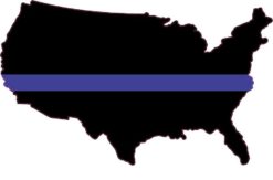 America Blue Lives Matter sticker
