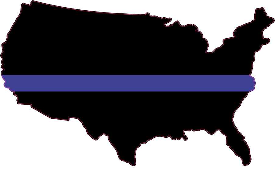 America Blue Lives Matter sticker