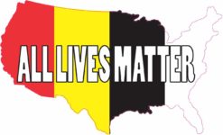 America All Lives Matter sticker