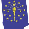 Die Cut Indiana sticker