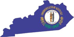 Die Cut Kentucky sticker